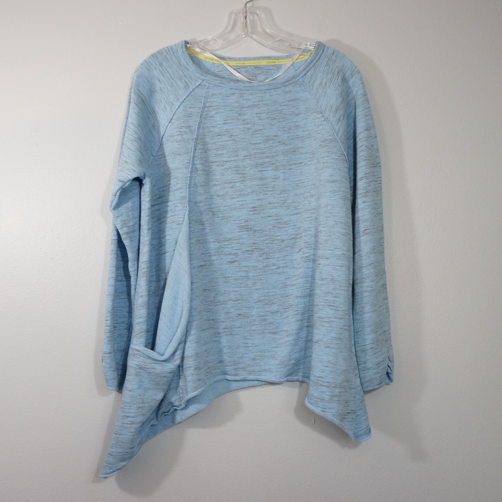 Calvin Klein Performance Quick Dry Blue Top - Picture 2 of 8